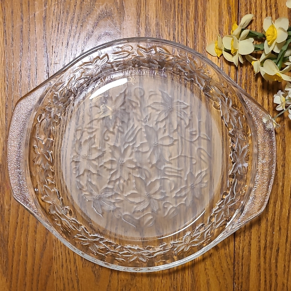 Princess House Fantasua Glass Pie Dish